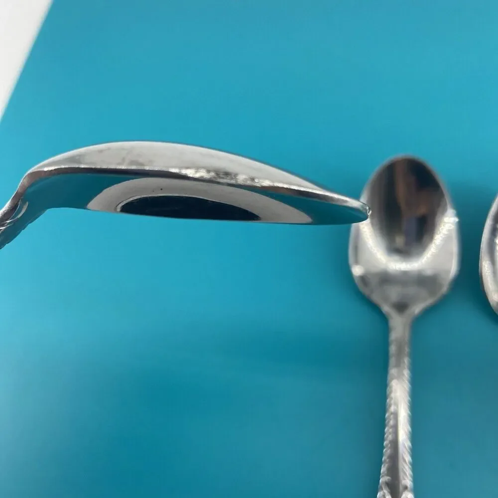 4 Reed & Barton Select LOUIS PHILLIPE Stainless Tea Spoons 6 3/8